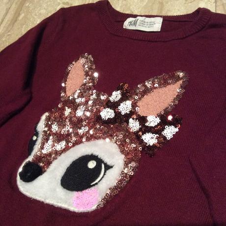 Svetřík s kolouškem 110/116 zn. h&m, h&m,110