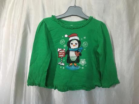 Vel. 86 zelené triko s tučňákem, 86