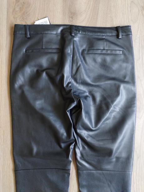 Dámské koženkové kalhoty vel m 38, kik,m