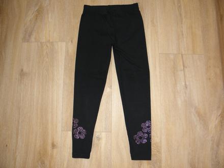 Černé legíny s kamínky zn. kiki&koko vel.122, kiki&koko,122