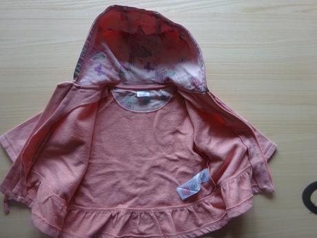 Mikina s kapucí na zip, vel. 68, f&f,68