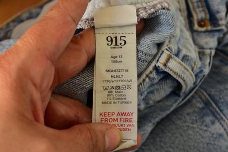 Džíny vel. 13 let, new look,158