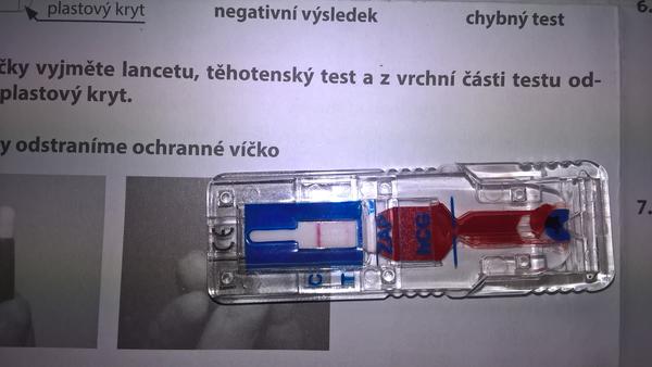 ZAP hCG krevní test