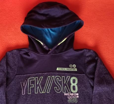 Chlapecká mikina modrá, 158