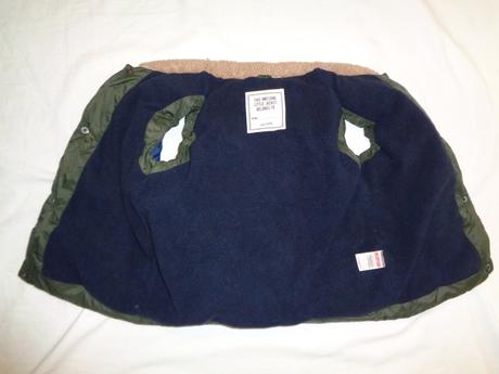 Krásná khaki zimní vesta, rebel,104