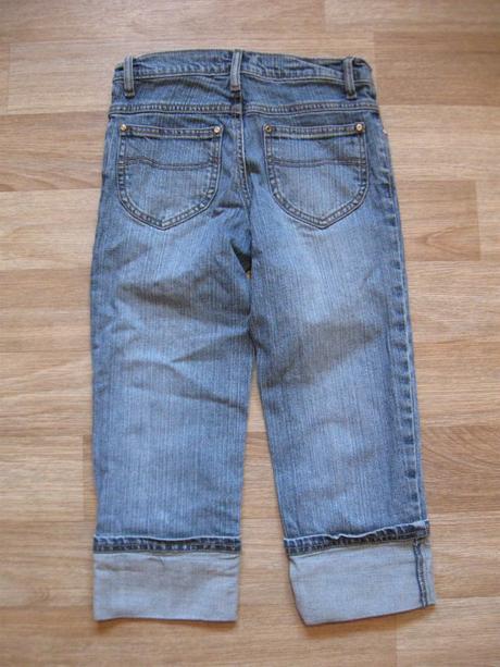 Džínové 3/4 kalhoty, 134