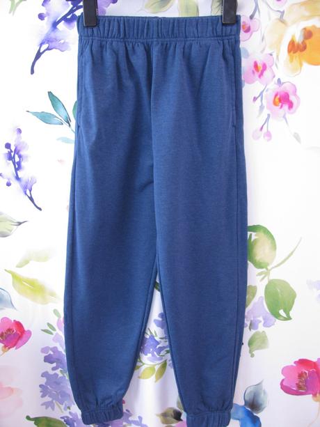 Modré bavlněné tepláky, sinsay,152