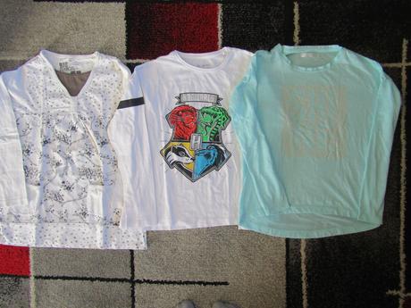 Trička pro holku vel.134/140 -c & a,pepco, c&a,134