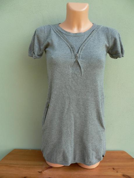 Dlouhý svetříkový top tunika cks - vel.34, 34