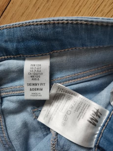 Džíny jeans rifle vel. 128, h&m,128