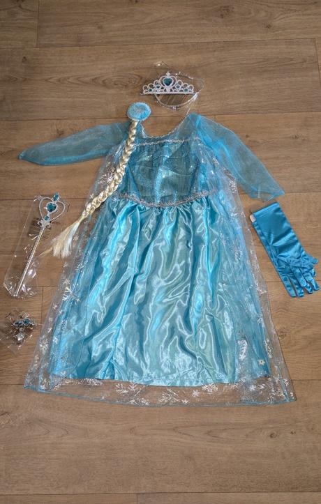Ka302 kostým elsa, frozen vel. 98, 2 - 3 roky,