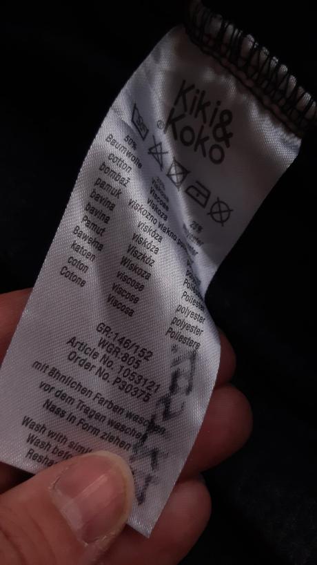 Šedé podvlékací legíny 134-140, kiki&koko,140