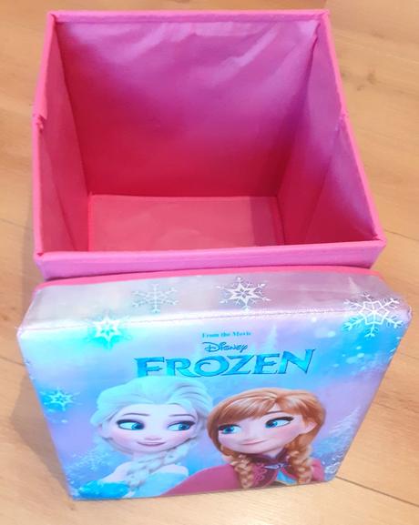 +++skládací úložný box - sedátko 2v1 frozen+++,