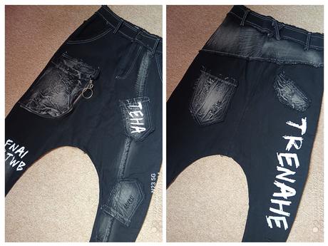 Baggy-nasrávačky-harémky "fashion" vel."s", s