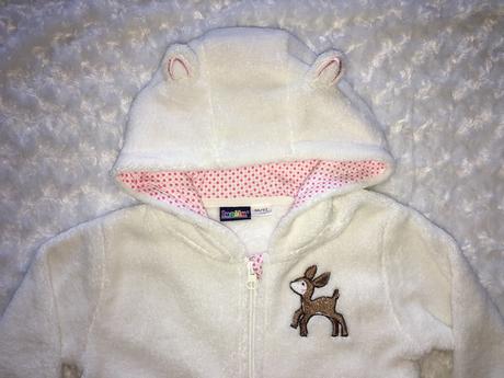 Bílá chlupatková mikina lupilu, lupilu,92