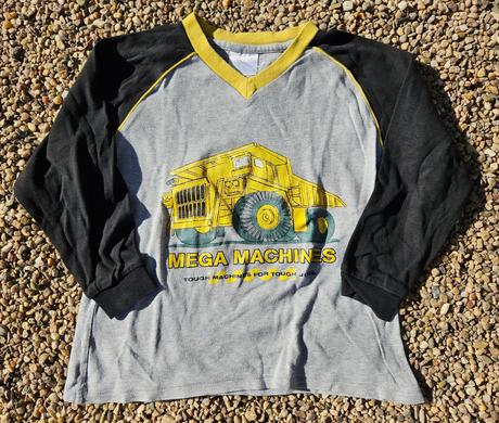 L272	chlapecké triko dl. rukávem machines vel. 128, 128