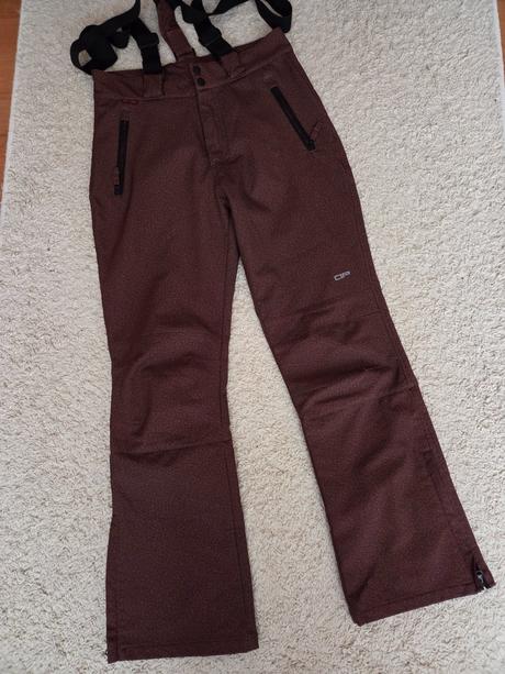 Pánské zimní lyžařské softshellové kalhoty vel s, alpine pro,s