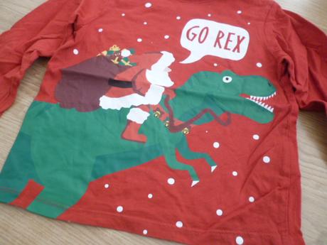 Vánoční triko dino vel.2-4, 104
