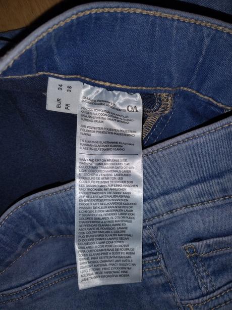 Nové dámské/dívčí džegíny/jeggins c&a 34 (164), c&a,34