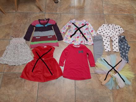 Set/balík dívčí, vel. 80/86, 86–98