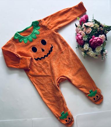 Overálek semišový- v.3/6 mes., nutmeg,68