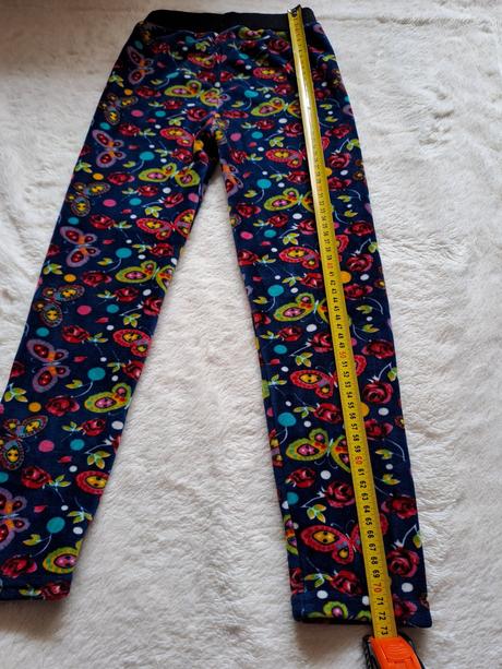 Zateplené legíny 128/134 top stav, 128