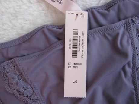 Luxusní fialové bikinové kalhotky v.s., victoria's secret,l