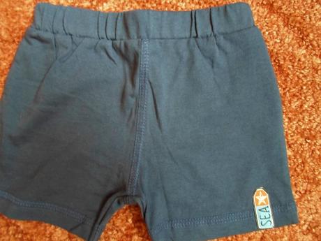 Modré kraťasy kraťásky šortky, 68