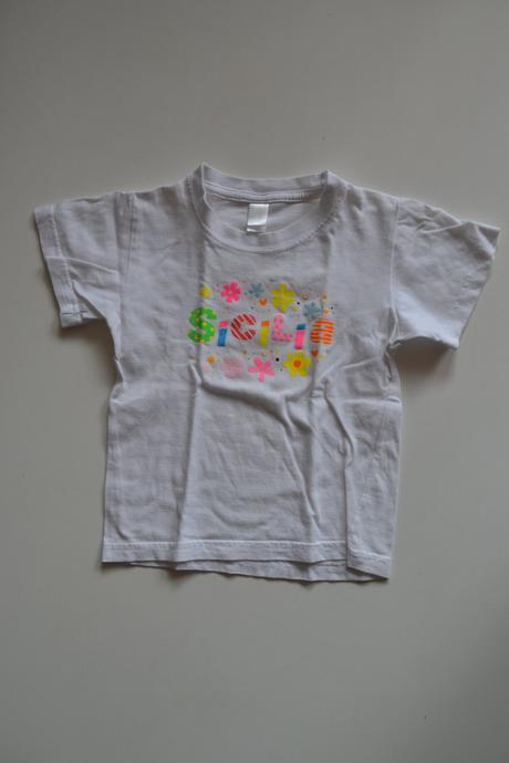 2 bavlněná trička s nápisem, 98