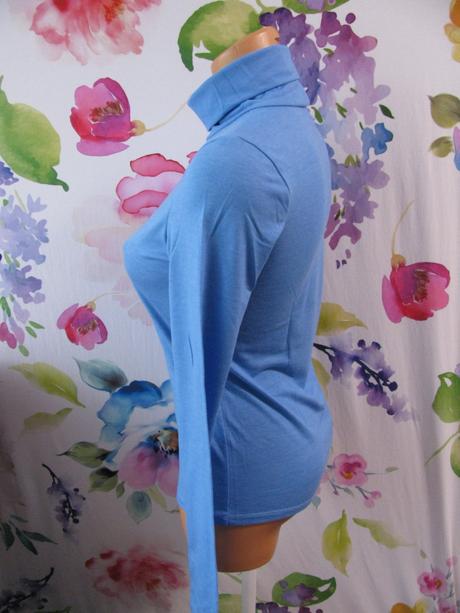 Dámský tenký modrý rolák, reserved,m