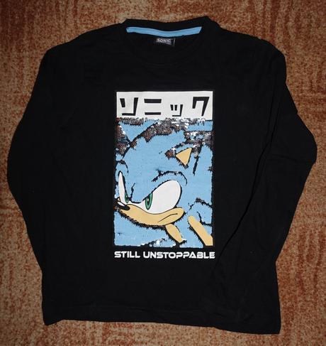 Tričko sonic vel. 134-140, kik,134