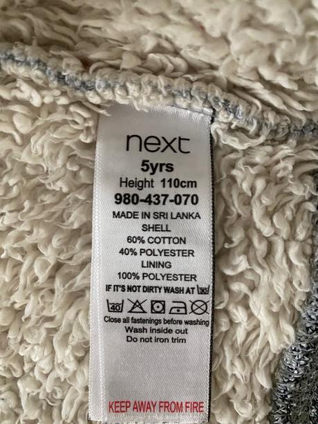 Prodám teplou mikinu next, next,110