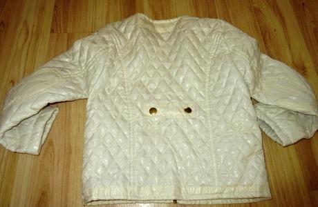 Prošívaná, lesklá bunda, 98