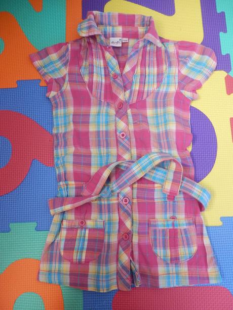 Kostkovaná košile cri-cri, vel. 104, 104