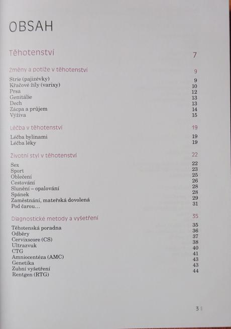 Kniha těhotenství porod a šestinedělí,