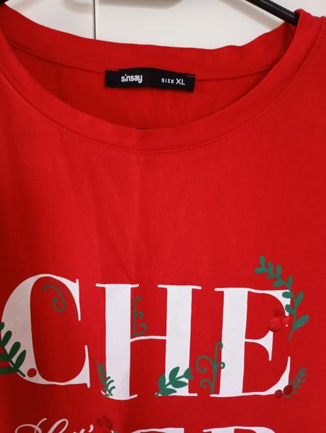 Dámské tričko vánoční, sinsay,xl