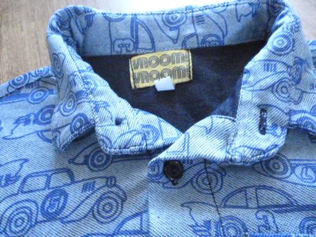 Autíčková košile 5-6, 116