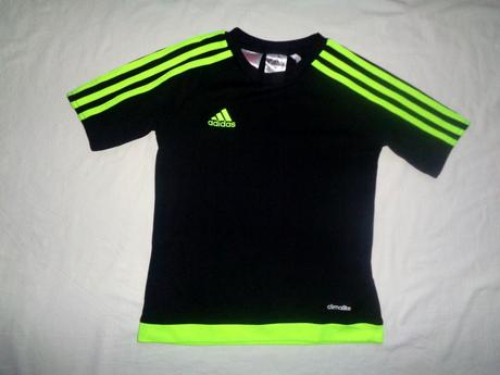 Černé a reflexní funkční tričko adidas climalite, adidas,128