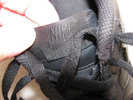 Černé kožené nízké tenisky nike, nike,36