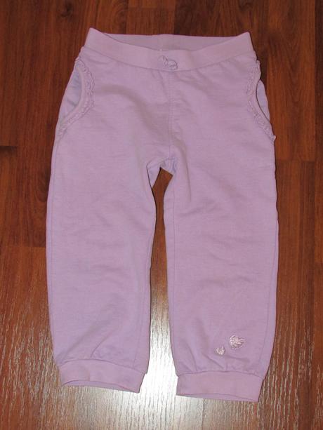 Tepláky lila, c&a,92