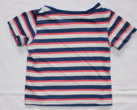 V271. pruhované tričko 3-6 měs., early days,68
