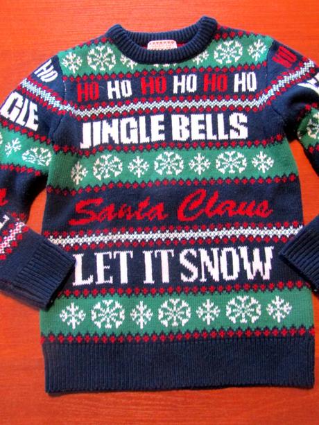 Vánoční svetr vel 116-122, 122