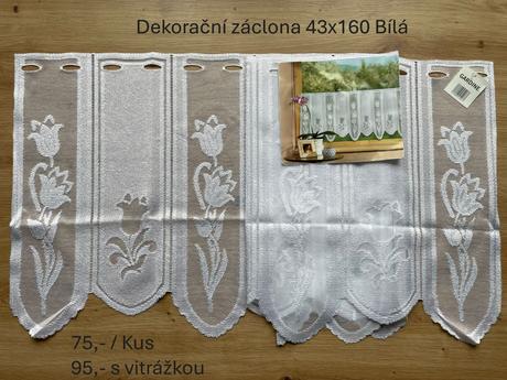 Dekorační záclonky, 