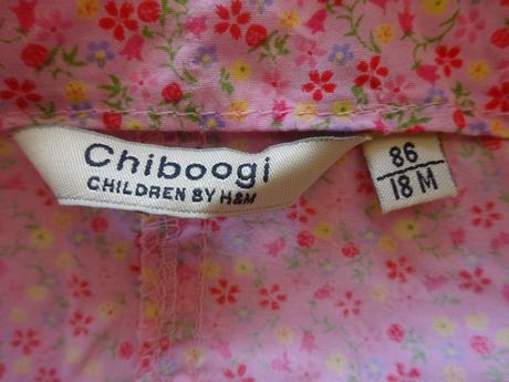 Květované kraťasy s laclem, vel. 86, h&m,86