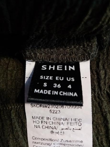 Zelená sukně shein vel. s, s