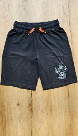 Chlapecké bavlněné kraťasy bonprix 146 černé, bonprix,146