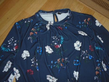 Šaty mohito vel xl splývavé drobné květy, mohito,42 / 44 / xl