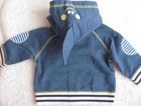 Bavlněná mikina s kapucí, 62