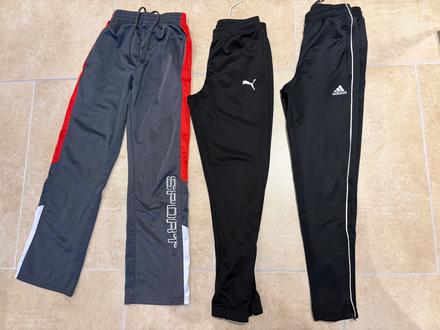 Sportovní kalhoty 152 puma, adidas cerne, sede, adidas,152
