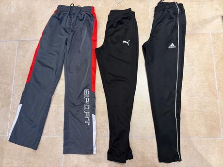 Sportovní kalhoty 152 puma, adidas cerne, sede, adidas,152